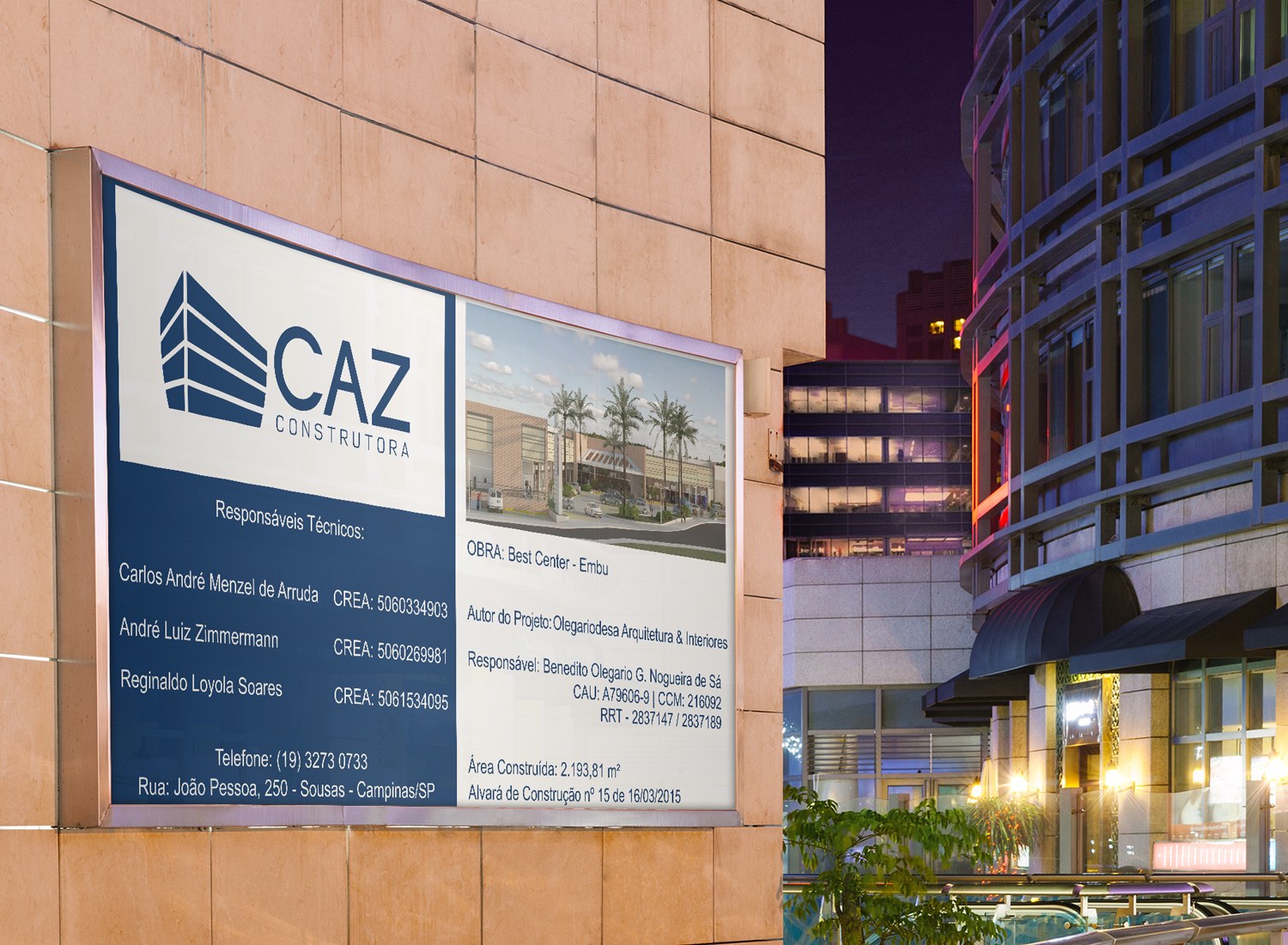 Apresentação de Empresa CAZ Construtora